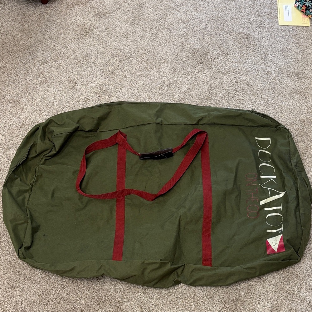 DockATot Green and Red Kids Travel Bag